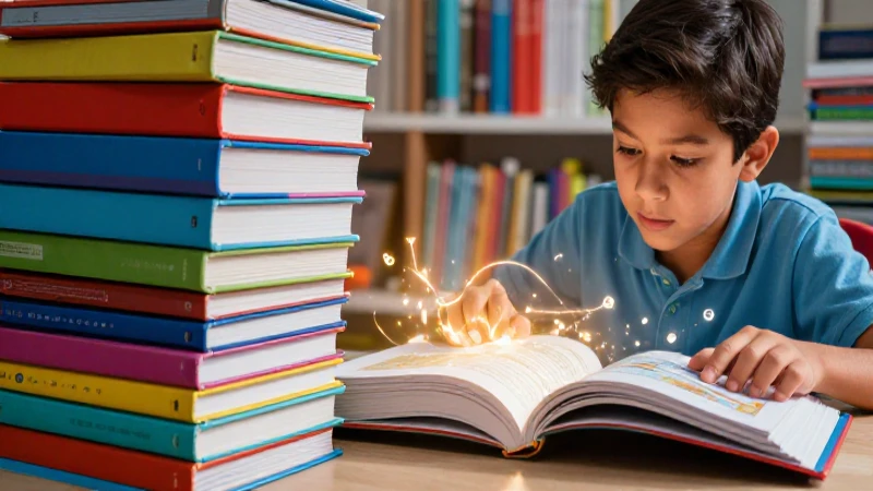 Estudiante mexicano aprende con libros luminosos innovadores