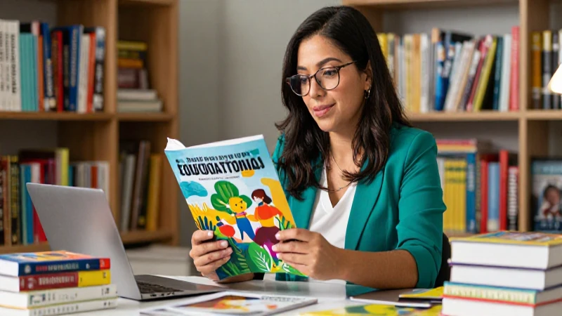Nuevos libros SEP 2023: una educación de calidad 4 Educador mexicano analizando revista educativa moderna