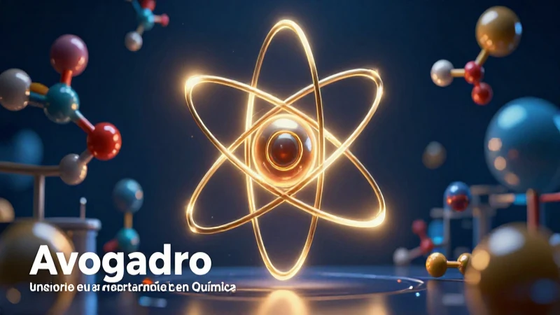 El número de Avogadro es clave en la química