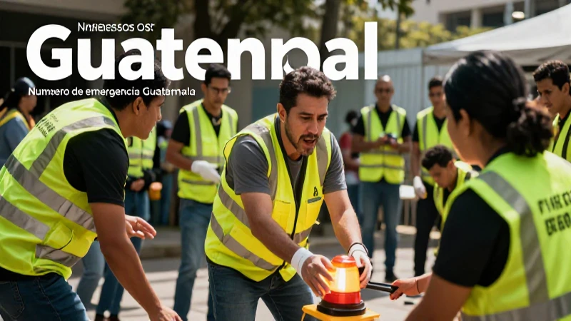 Simulacros de emergencia en Guatemala