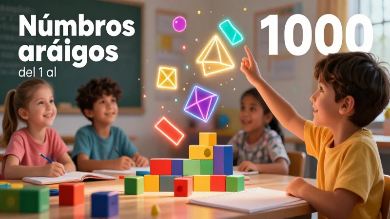 Practica números arábigos del 1 al 1000