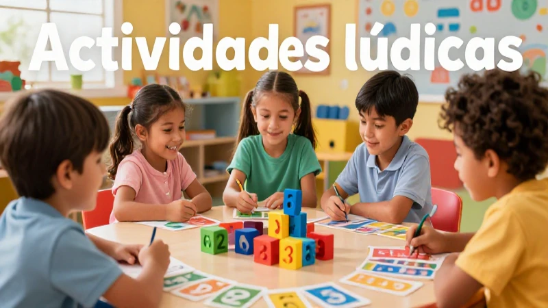 Niños mexicanos aprenden números en un aula vibrante