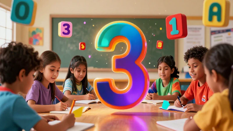 Modernidad educativa con estética vibrante y detallada