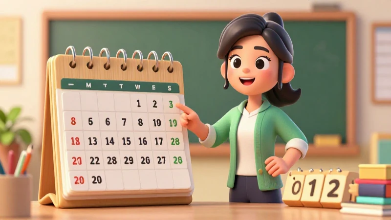 Maestra 3D con objetos educativos detallados