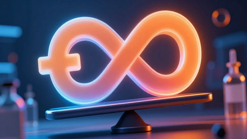 Infinitos en balanza: ilustración digital dramática