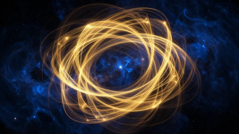 Números irracionales: 20 ejemplos Impresionantes y útiles 10 Estructura fractal dorada sobre cosmos azul