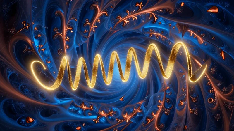 Números irracionales: 20 ejemplos Impresionantes y útiles 9 Espiral dorada sobre fractales infinitos