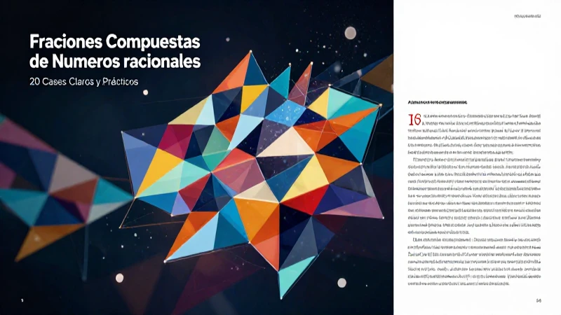 Números racionales ejemplos: 20 Cases Claros y Prácticos 13 Ilustración académica de fracciones compuestas