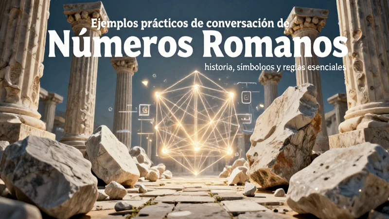 Diseño premium sobre números romanos