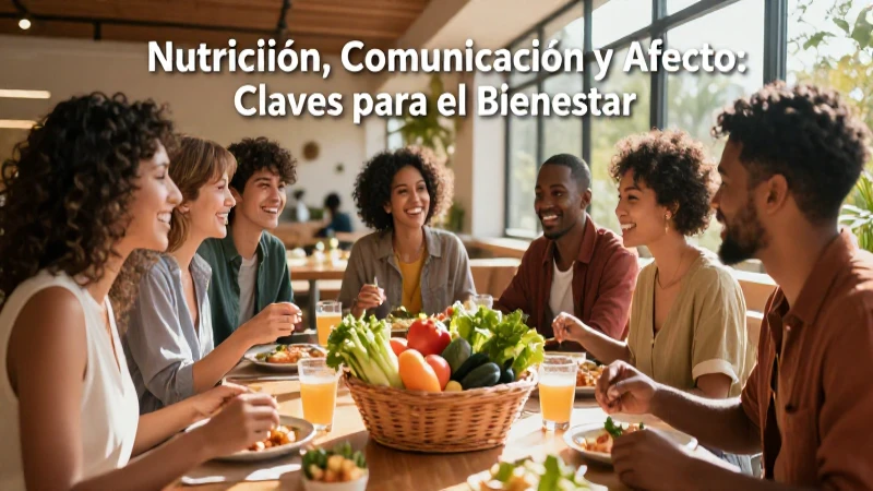 Nutrición, Comunicación y Afecto: Claves para el Bienestar 7 El afecto es clave para el bienestar comunitario