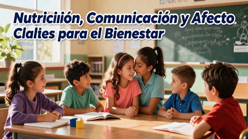 Nutrición, Comunicación y Afecto: Claves para el Bienestar 4 El afecto fomenta el bienestar escolar en niños