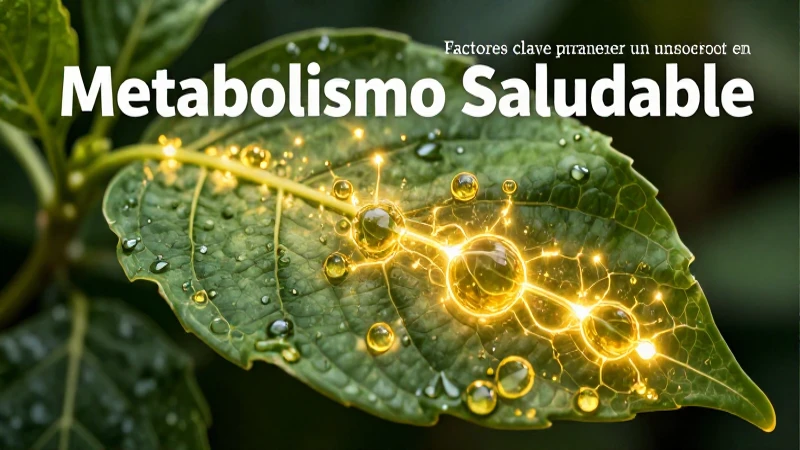 Metabolismo vegetal detallado y vital