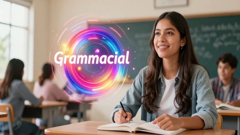 Estudiante mexicano con sintaxis vibrante