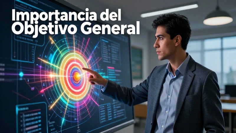 Objetivo General: Definición, Función y Ejemplos Clave 3 El objetivo guía y da propósito al proyecto