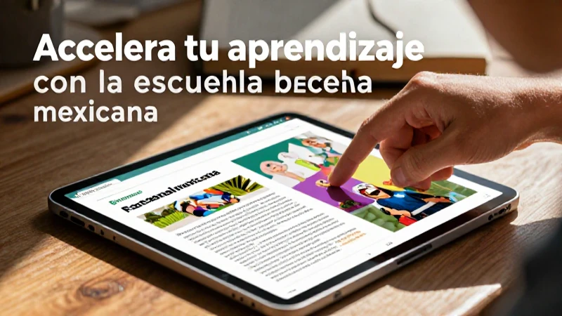 Accelera tu aprendizaje con la escuela mexicana - Descarga GRATIS PDF 5 PDF gratuito para acelerar el aprendizaje