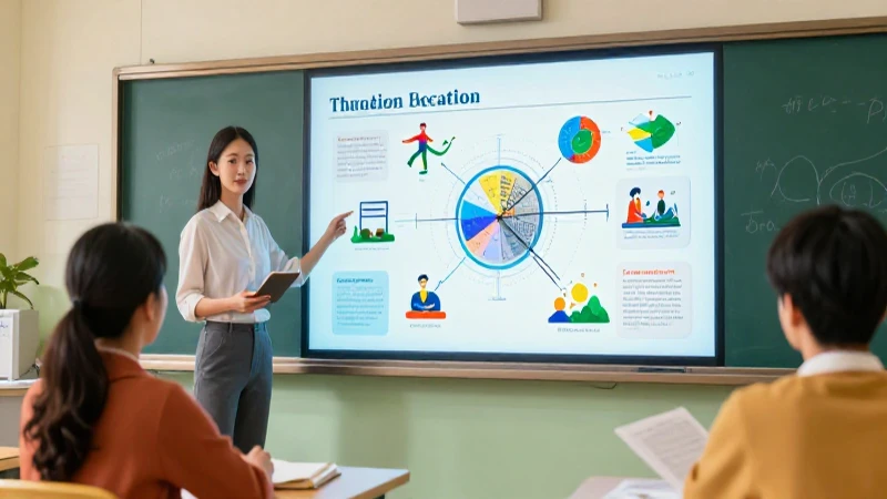 Aula moderna con enfoque profesional en planificación estratégica