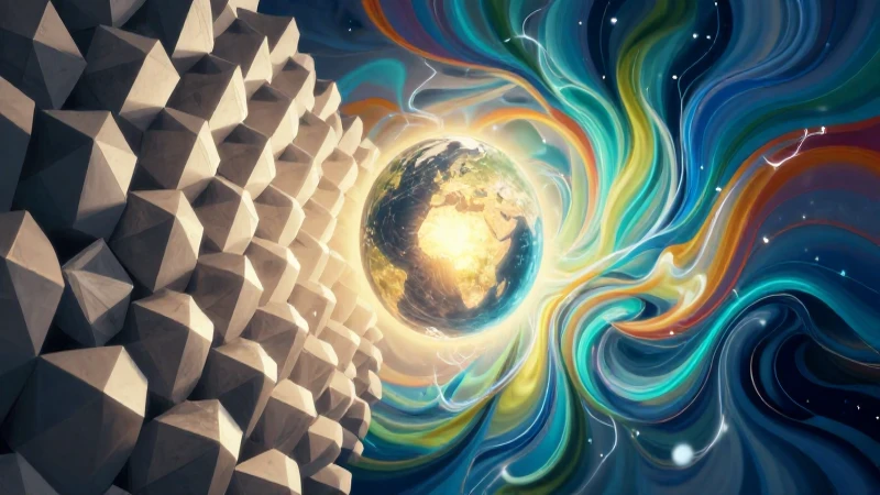 Objetivos y Subjetivos: Usos y Características Clave 7 Geometría objetiva y abstracción subjetiva fusionadas