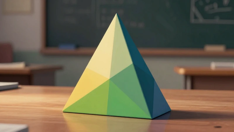 Objetos con forma de prisma triangular: cálculo de volumen 3 Prisma triangular 3D para visualización educativa
