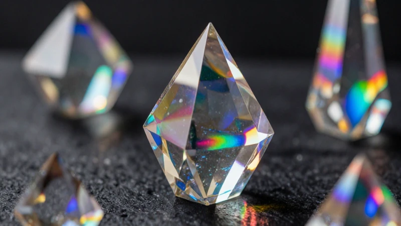 Prismas naturales crean belleza con luz y color