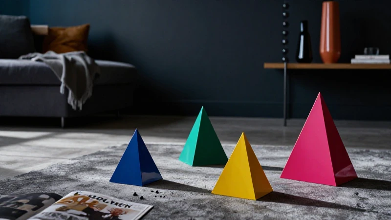 Objetos triangulares de Decora para tu hogar