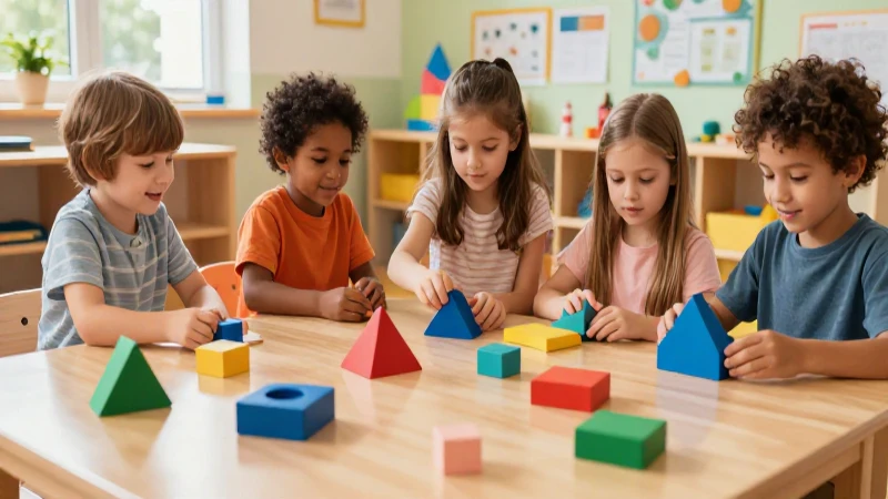 Aprender formas geométricas en preescolar
