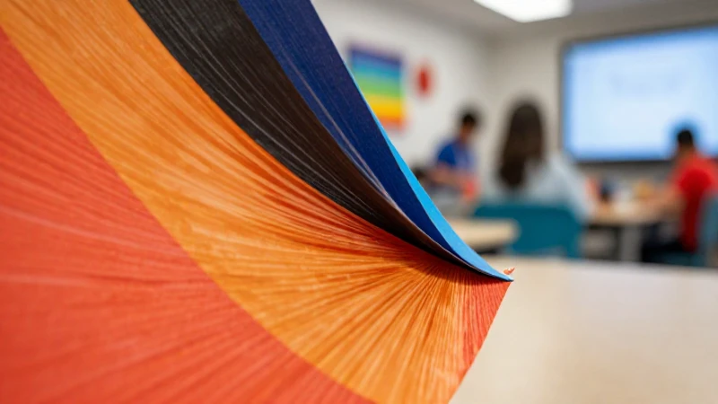 Papel de color se rasga en cámara lenta