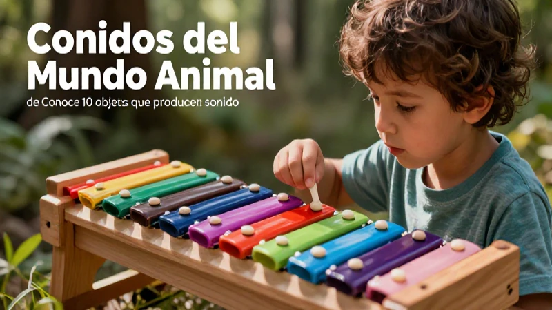 Descubre sonidos animales y objetos