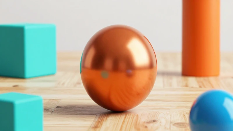 Objetos que ruedan: figuras geométricas y curvas presentes 3 Es una esfera metálica vibrante rodando dinámicamente