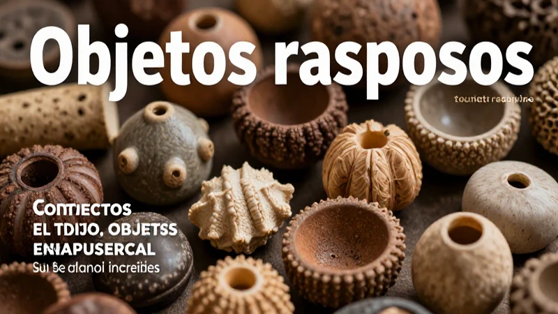 Objetos rasposos: descubre su uso y beneficios increíbles 3 Tipos y beneficios de objetos rasposos