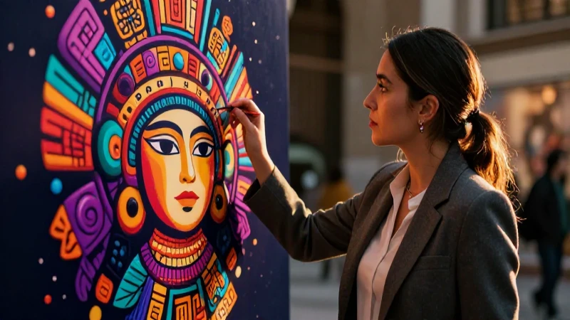 Crítica examina arte mexicano en luz dorada