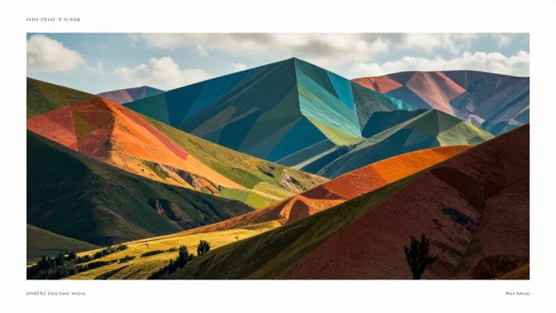 Observa la Figura: Triángulos en Formaciones Sorprendentes 9 Diseño moderno de triángulos geométricos vibrantes