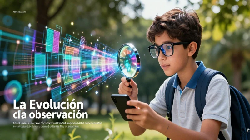 Tecnología de observación avanza con el estudiante