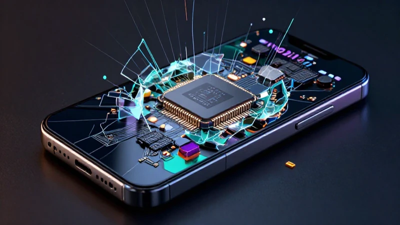 Obsoleta: Definición y concepto de lo que ya no sirve 5 Smartphone roto mostrando microchips corrosivos