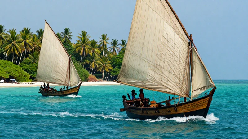 Océano Índico: Flora, Fauna, Clima y Características Clave 8 Barcos tradicionales en el océano indio