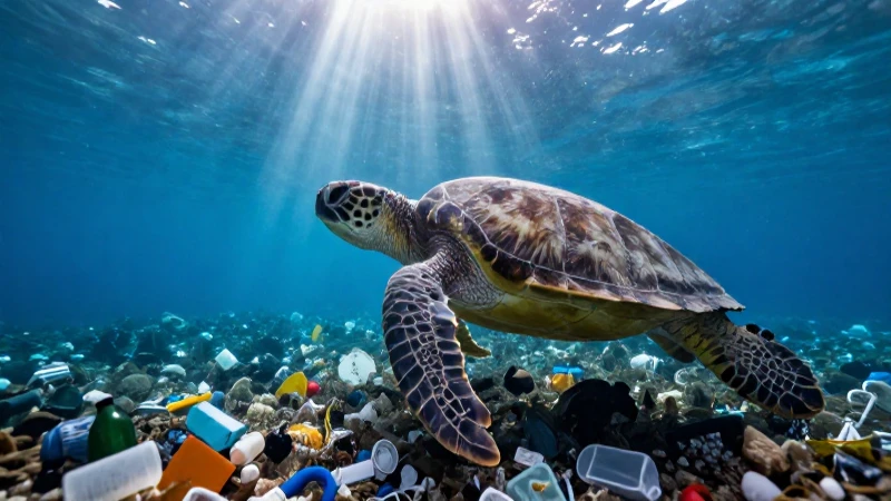 Conoces la flora, fauna y contaminación en los océanos 7 Plásticos contaminan los océanos con alta realismo