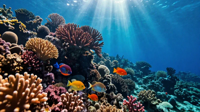 Conoces la flora, fauna y contaminación en los océanos 3 Vida marina tropical vibrante en arrecife de coral