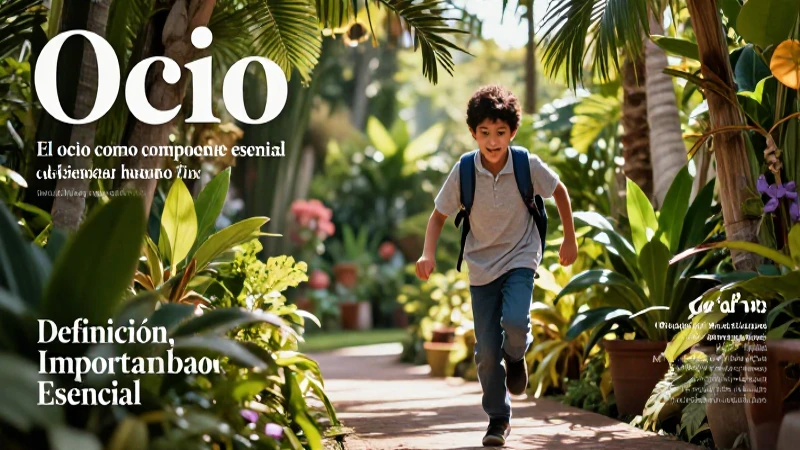 “Ocio: Definición, Importancia y Concepto Esencial” 9 Estudiante disfruta la naturaleza como vital para el bienestar