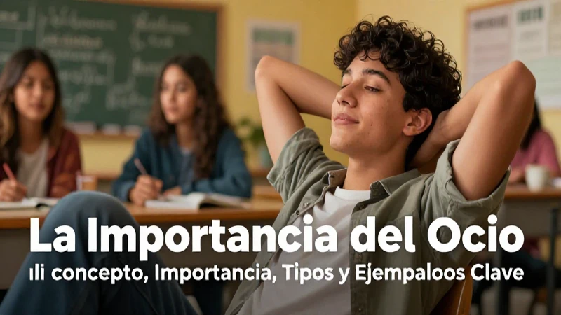 Ocio: Concepto, Importancia, Tipos y Ejemplos Clave 3 El ocio moderno es clave para la vida