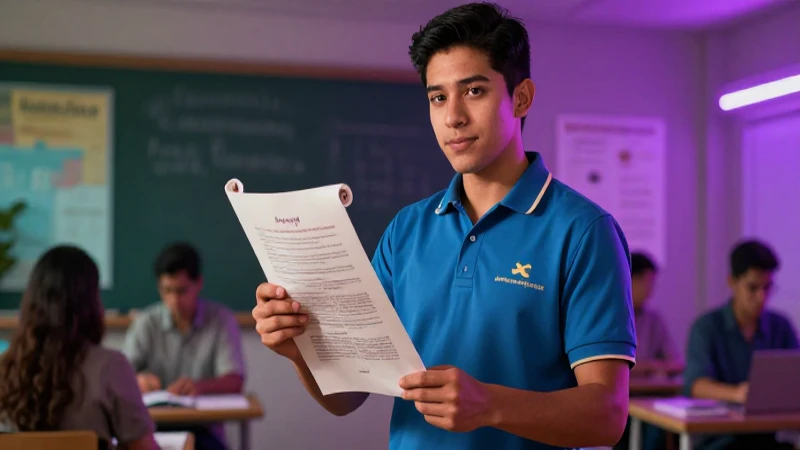 Profesional mexicano con scroll legal, estética cinematográfica