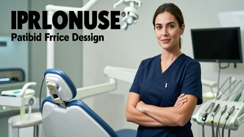 Dentista profesional moderna con iluminación cinemática