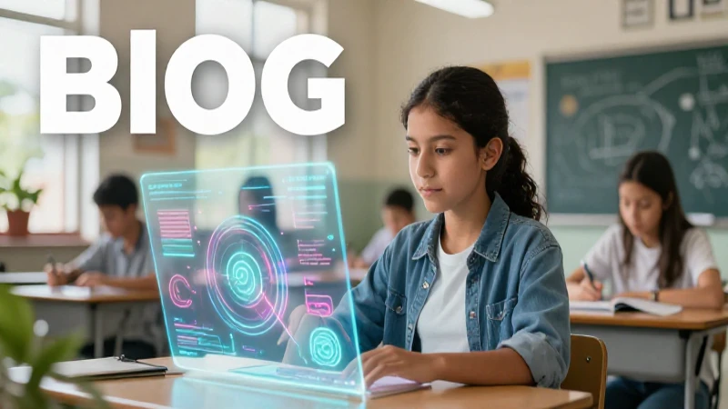 Aprendoencasayenclase: Educar en casa y en aula eficazmente 5 Estudiante mexicano moderno con aprendizaje holográfico