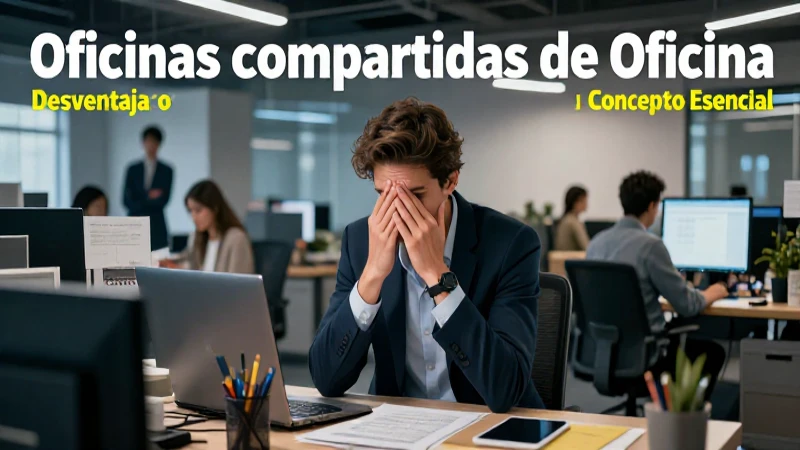 Oficinas compartidas: ruido, caos y estrés