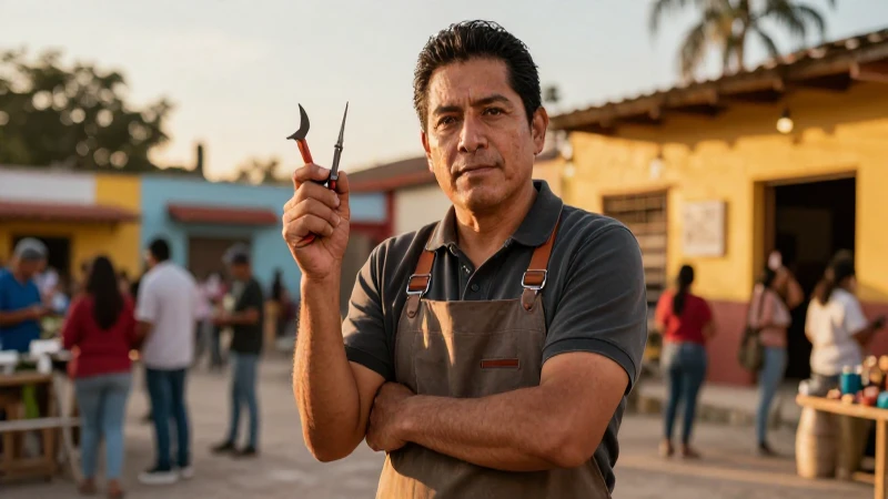 Artisan mexicano profesional en portada de revista