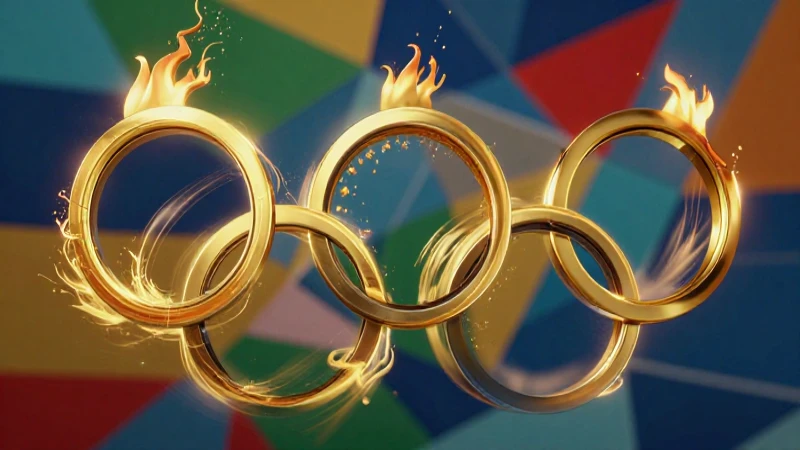 Olimpiada: qué es, definición y concepto explicado 5 Abstracto oro del ciclo olímpico