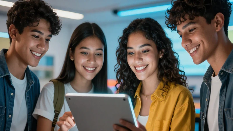 OMEP: Aprendo en Casa, la educación en tiempos de cambio 6 Joven mexicana aprende con tablet en aula moderna