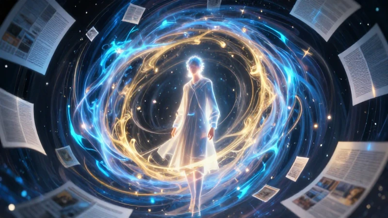 Intelectos etéreos emergen de un vórtice temporal