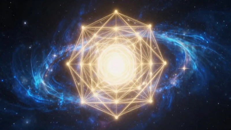 Omnisciente: Definición y Concepto Clave Explicado 4 Ilustración premium de conocimiento geométrico