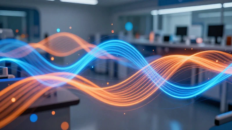 Cuáles son el concepto, tipos, partes y propagación de ondas 4 Visualización dinámica de ondas con rayos abstractos