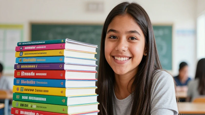 Encuentra los mejores libros de texto en nuestra ONG educativa 4 Estudiante mexicano feliz con libros