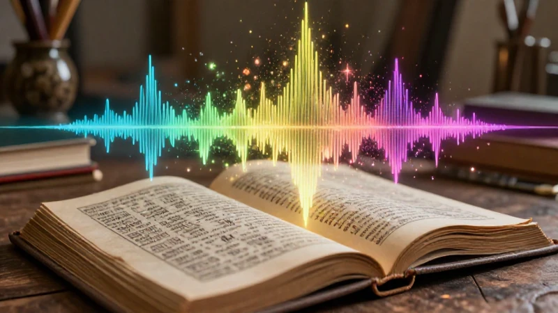 Ondas sonoras se transforman en texto